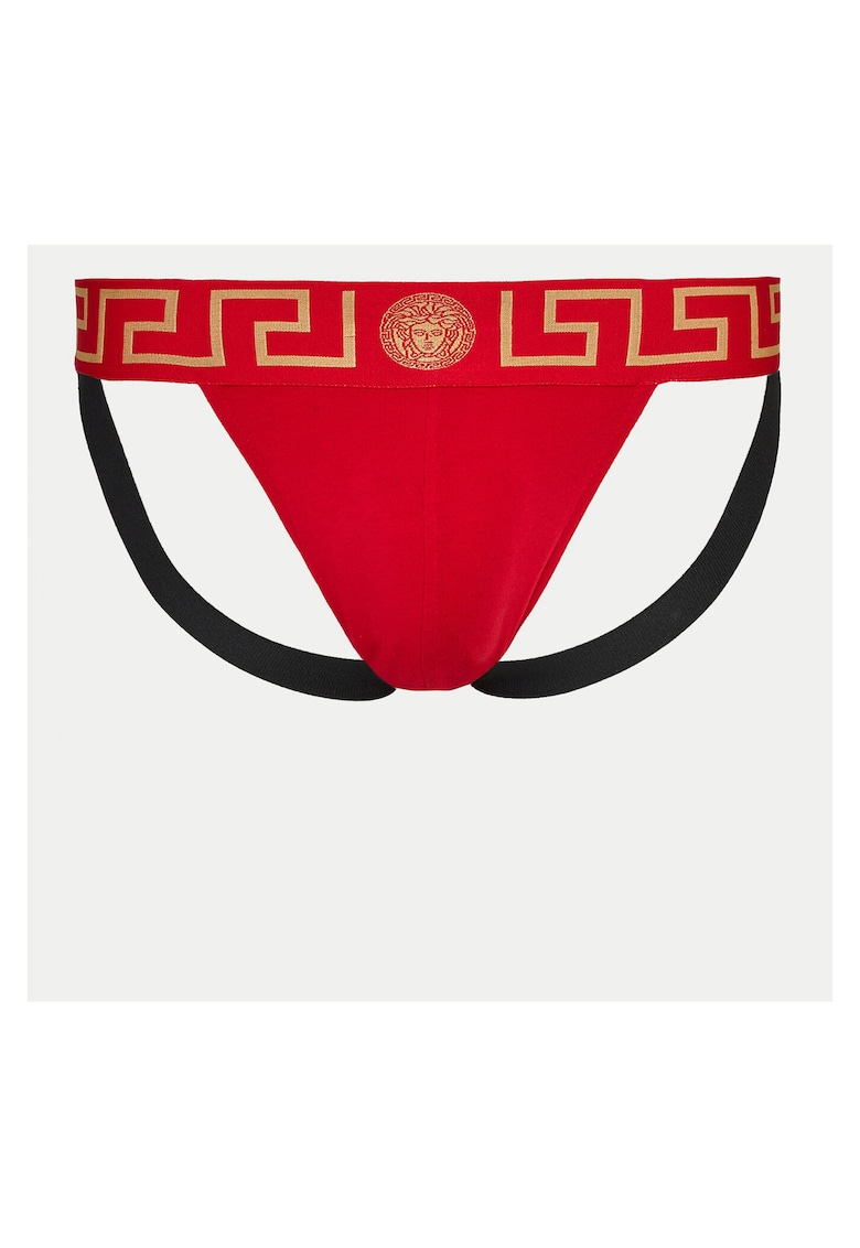 Slipi Jock Strap Barbati - Bumbac - Rosu - 94% bumbac