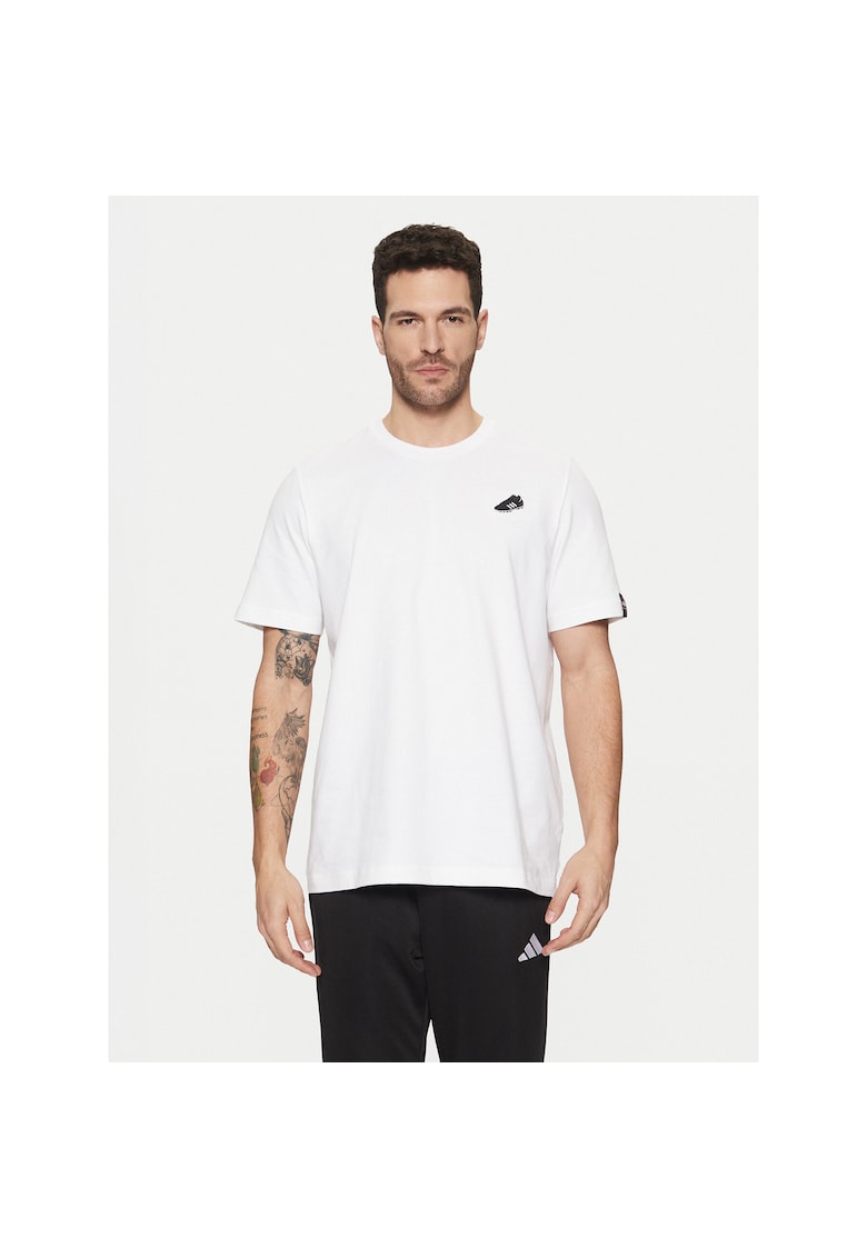 Tricou sport barbati - bumbac - alb -