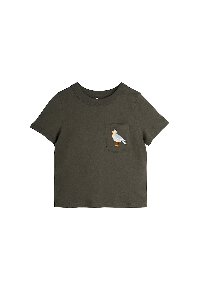 Tricou pentru copii - bumbac organic - Maro