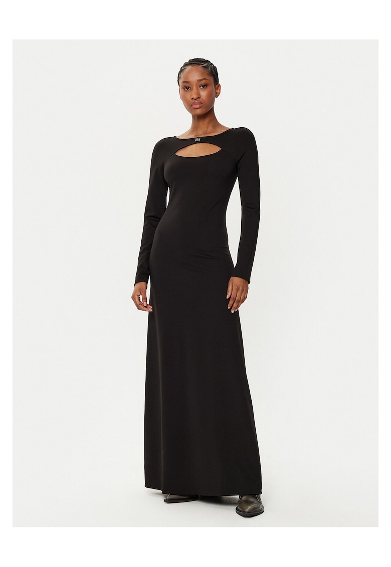 Rochie cocktail - neagra - poliamida