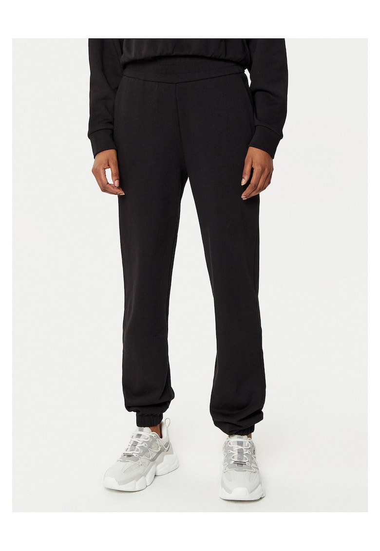 Pantaloni dama - bumbac - negru