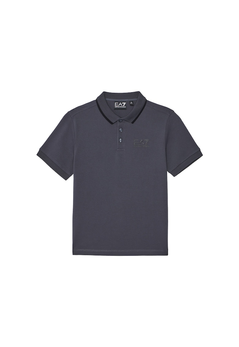 Tricou copii - gri - bumbac si elastan -