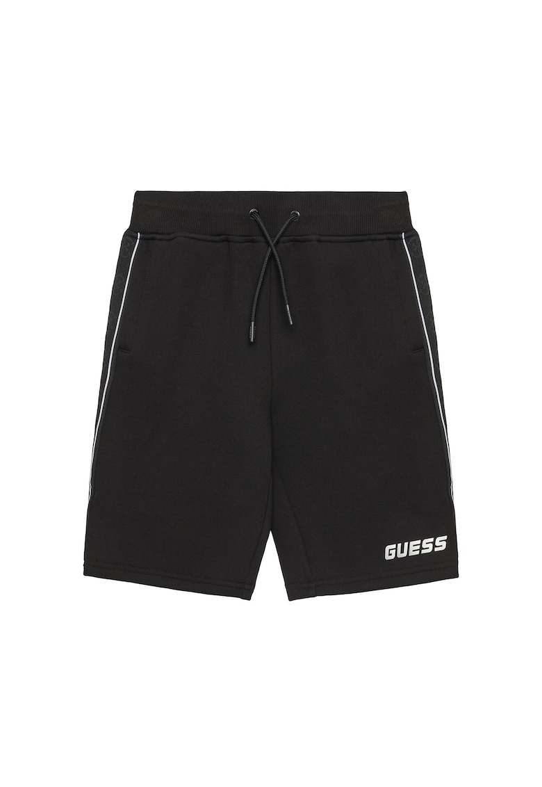 Pantaloni scurti sport copii - negru - bumbac si poliester -