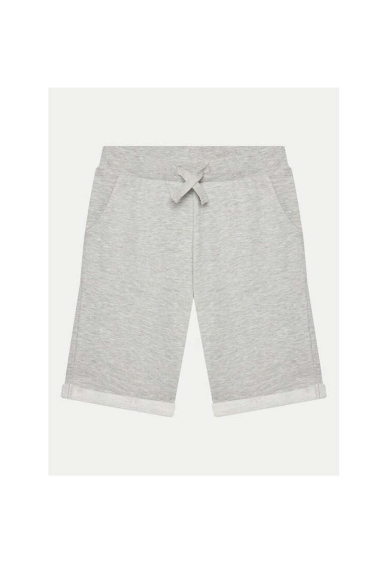 Pantaloni scurti copii - bumbac - gri -