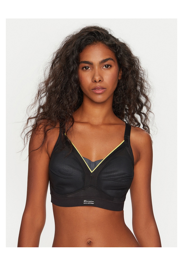 Sutien sport de dama - amortizor - negru - poliamida/poliester/elastan -