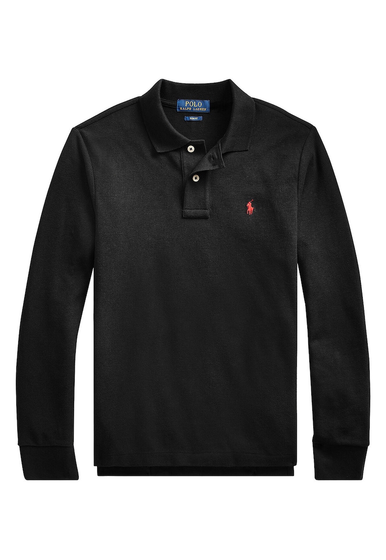 Polo barbatesc - bumbac 100% - negru -