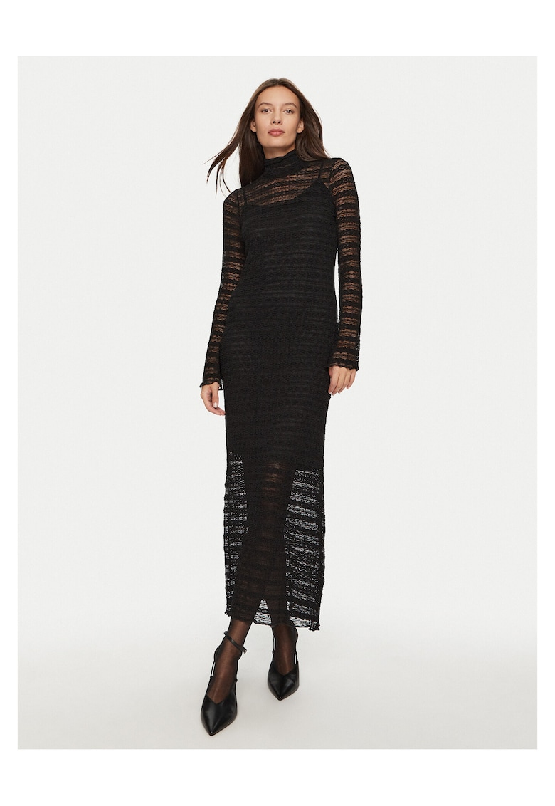 Rochie Femei - Poliester - Negru -