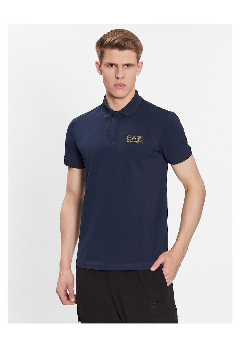 Tricou barbati - bumbac - bleumarin -
