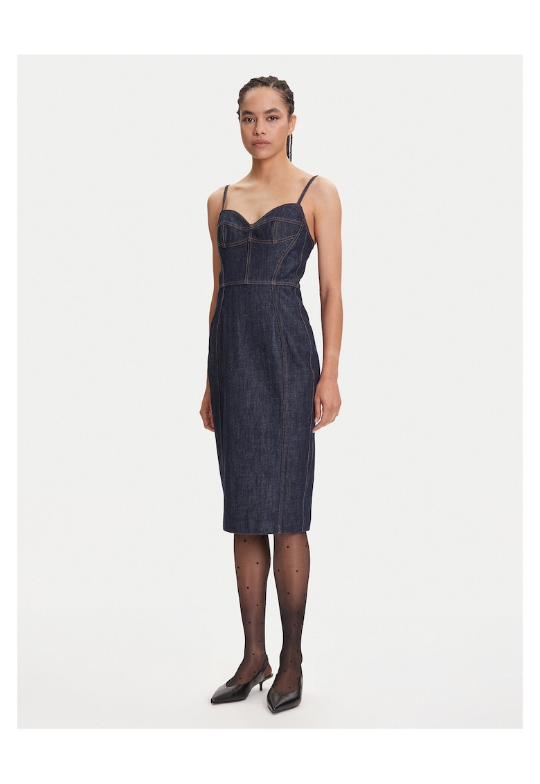 Rochie din denim - Bleumarin