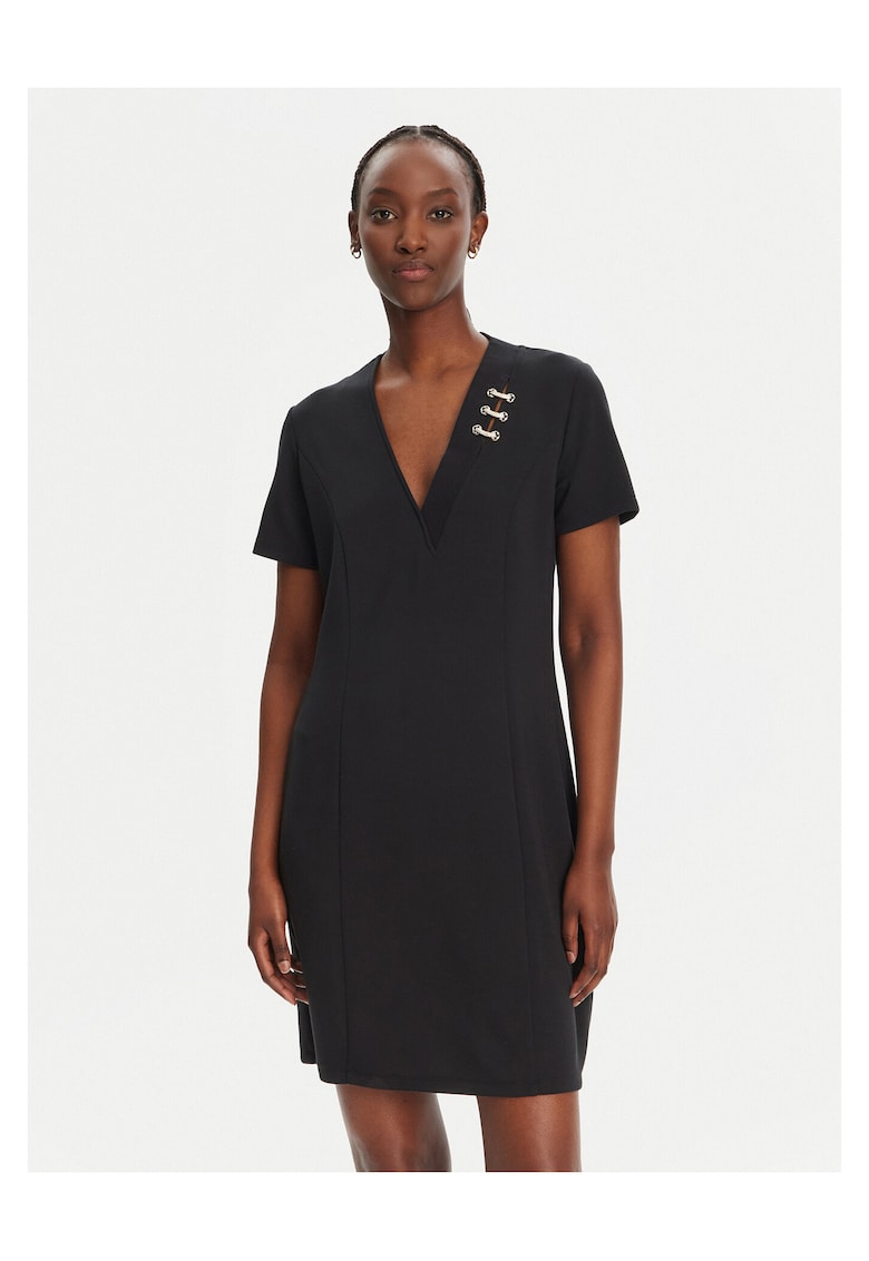 Rochie de zi - neagra - 50% modal -