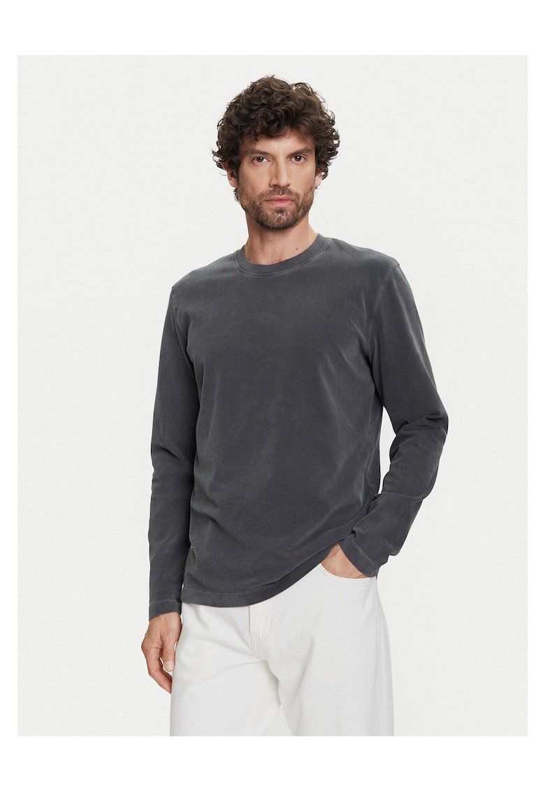 Bluza barbati Marc O'Polo din bumbac organic - Gri
