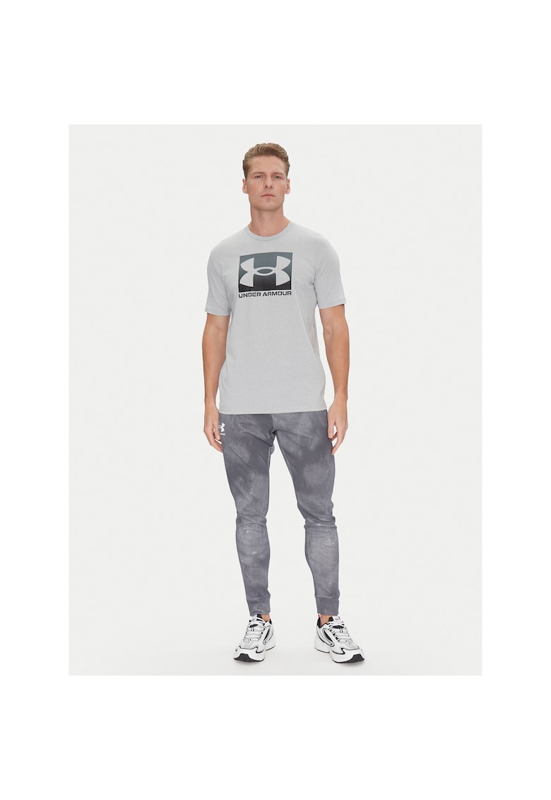 Tricou sport barbati - gri - bumbac si poliester -