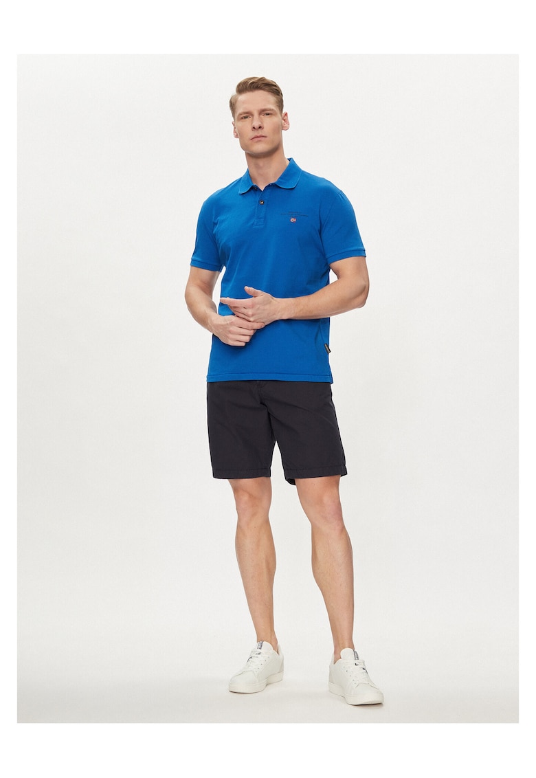 Pantaloni scurti pentru barbati - bumbac - bleumarin