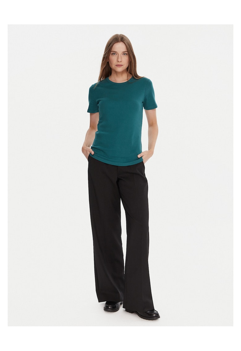 Tricou dama - bumbac - albastru