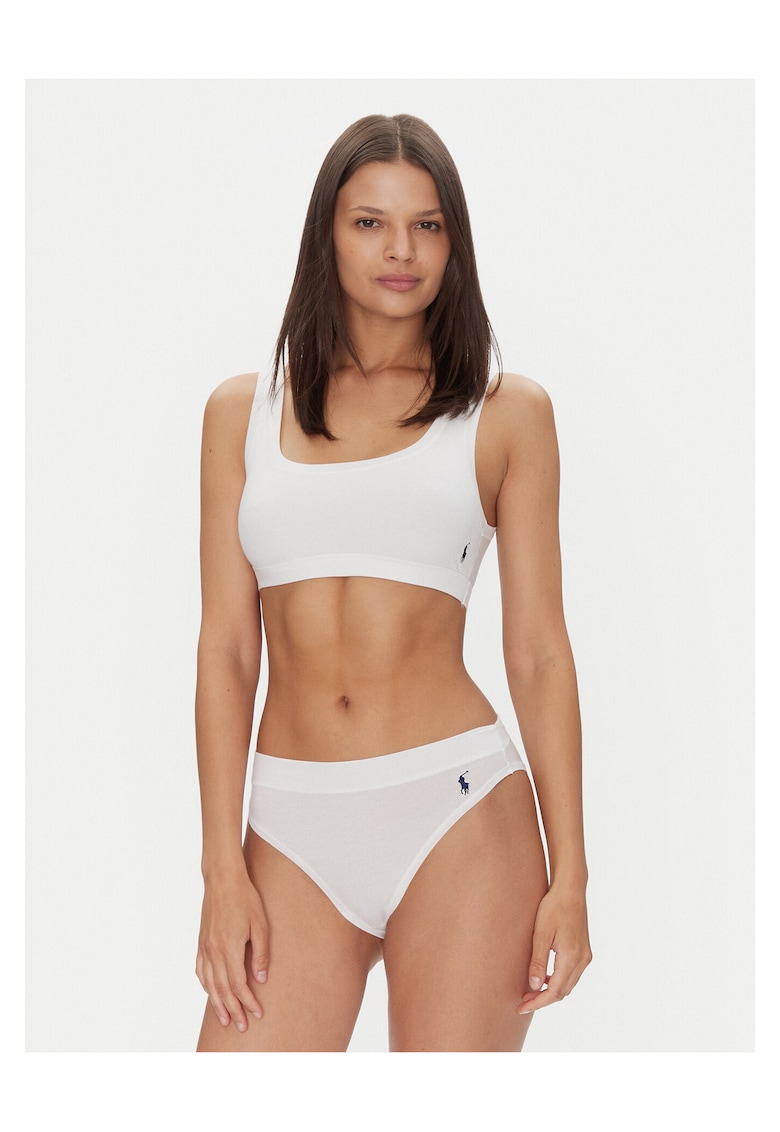 Sutien Femei - Alb - Bumbac - 80% bumbac - 20% elastan