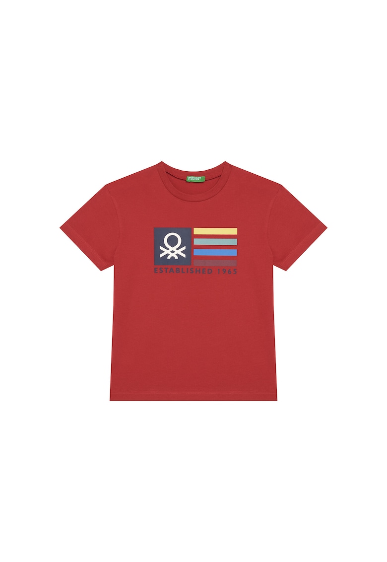 Tricou copii - bumbac - rosu - Multicolor
