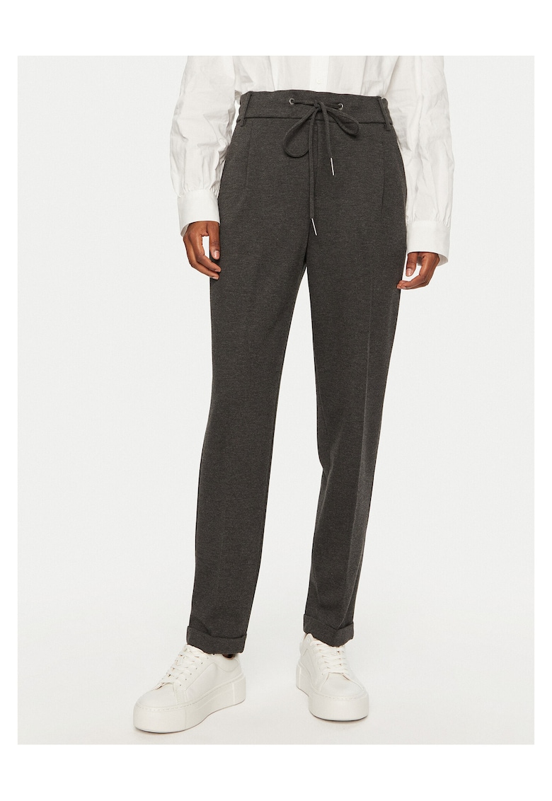 Pantaloni dama - gri - viscoza/nailon -