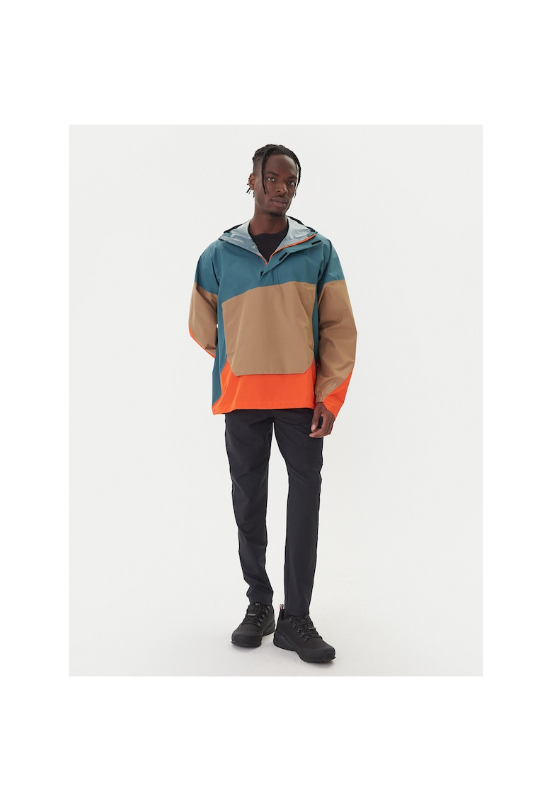 Geaca anorac barbati - lejer - multicolor - poliester reciclat -