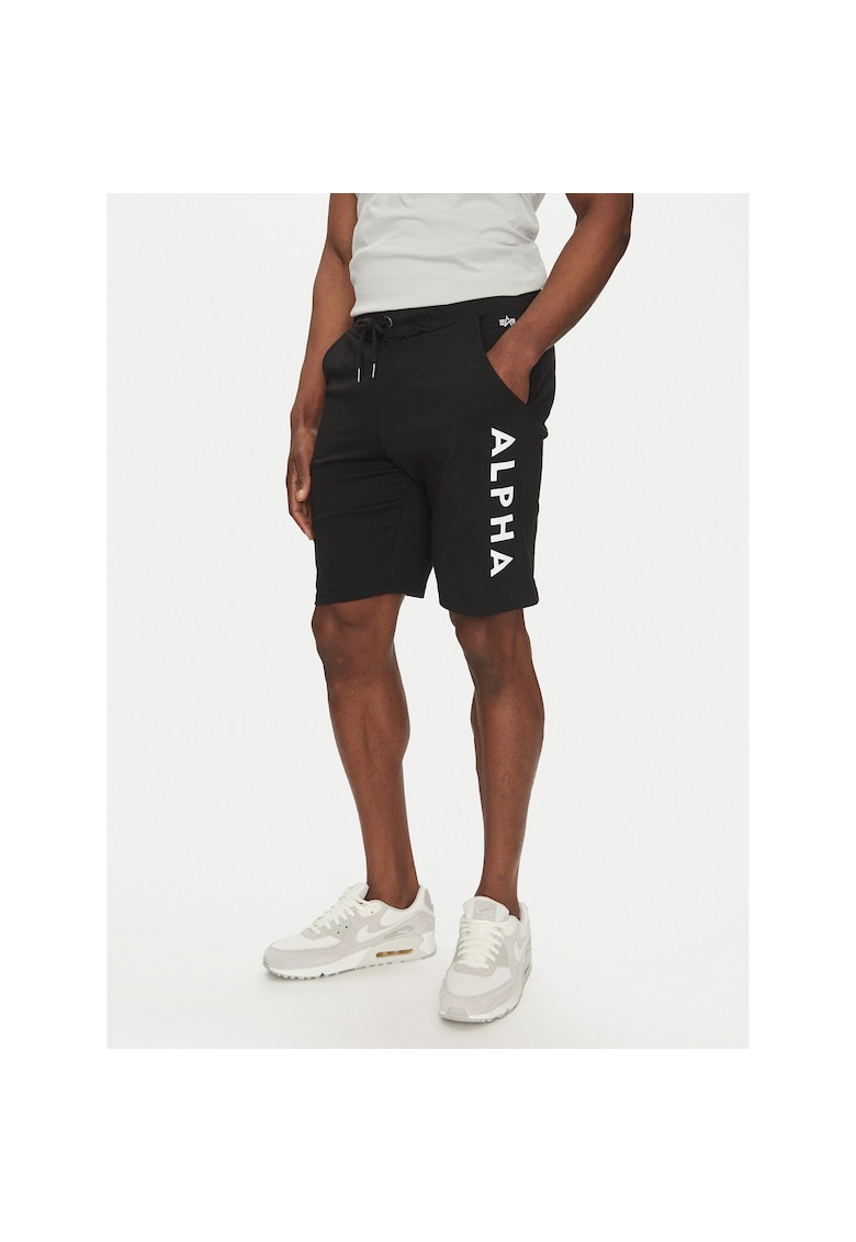 Pantaloni sport barbati - bumbac - negru -