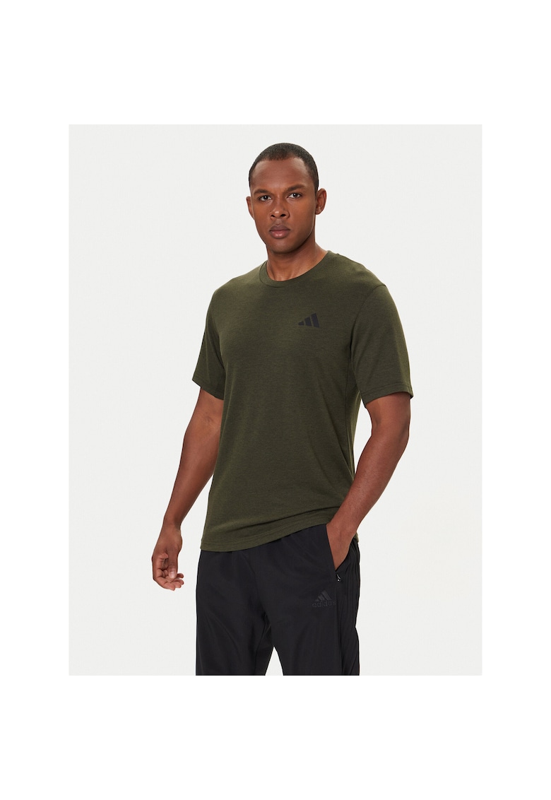 Tricou sport barbati - poliester reciclat - verde -