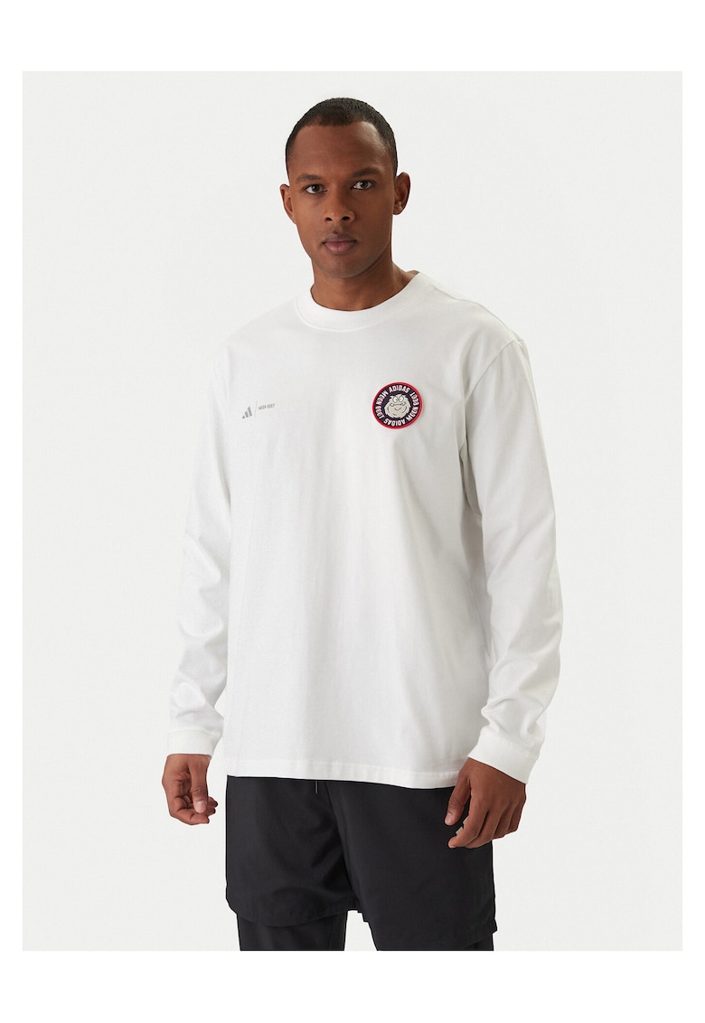 Bluza barbati - lejer - alb - bumbac -