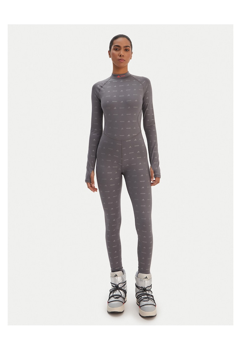 Salopeta dama gri slim fit - Gri
