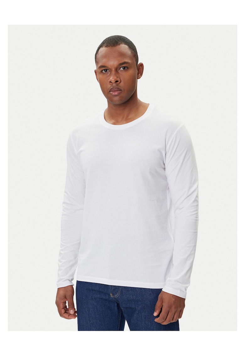 Bluza barbati - bumbac organic - Alb