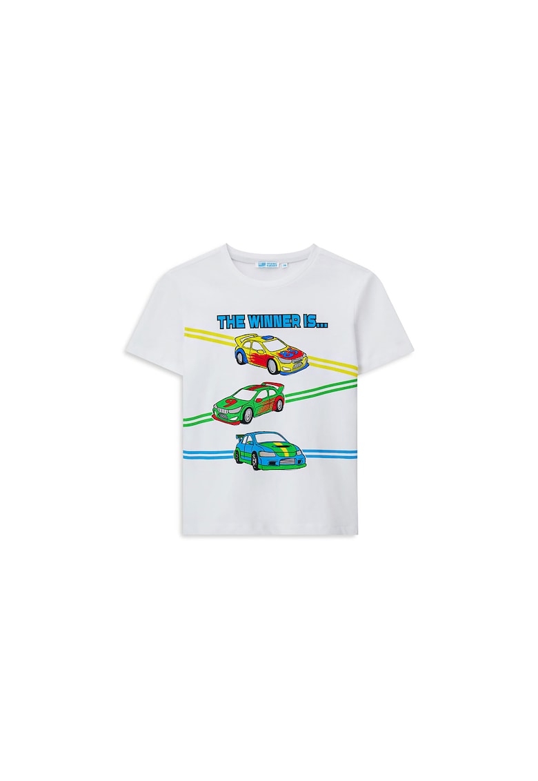 Tricou copii - bumbac 100% - alb -