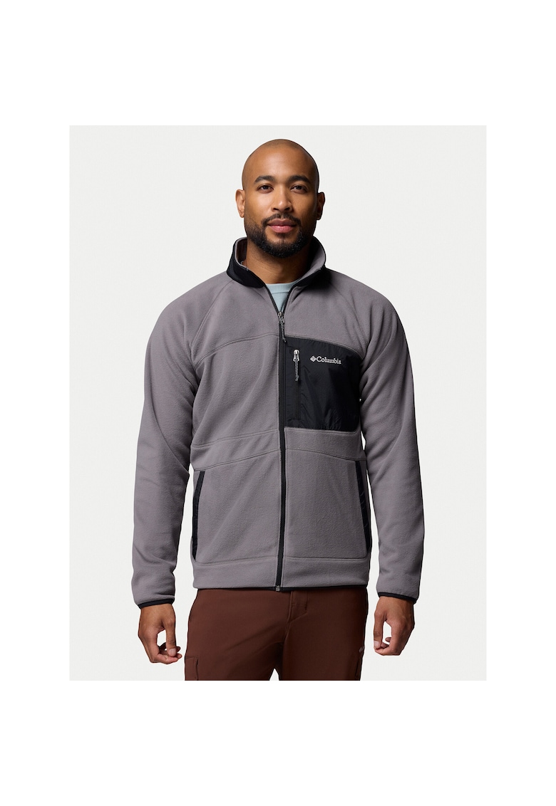 Bluza sport barbati - gri - poliester reciclat