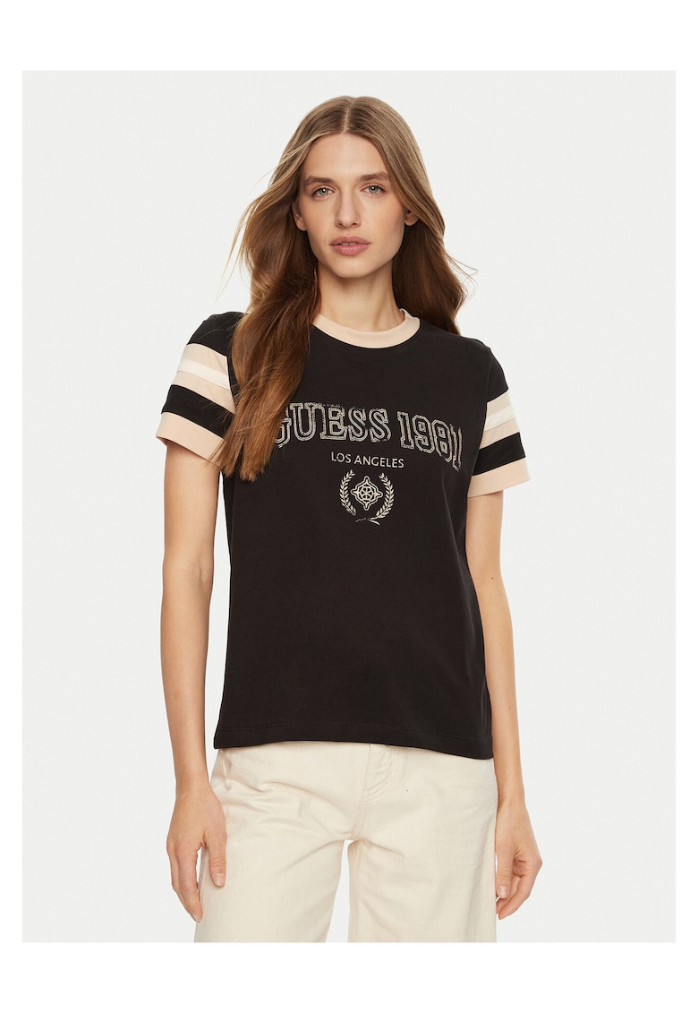 Tricou dama - bumbac - maro