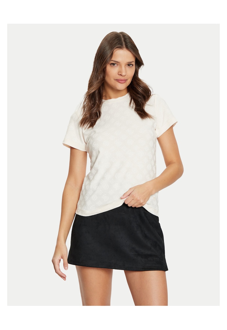 Tricou dama poliester - ecru - Ecru