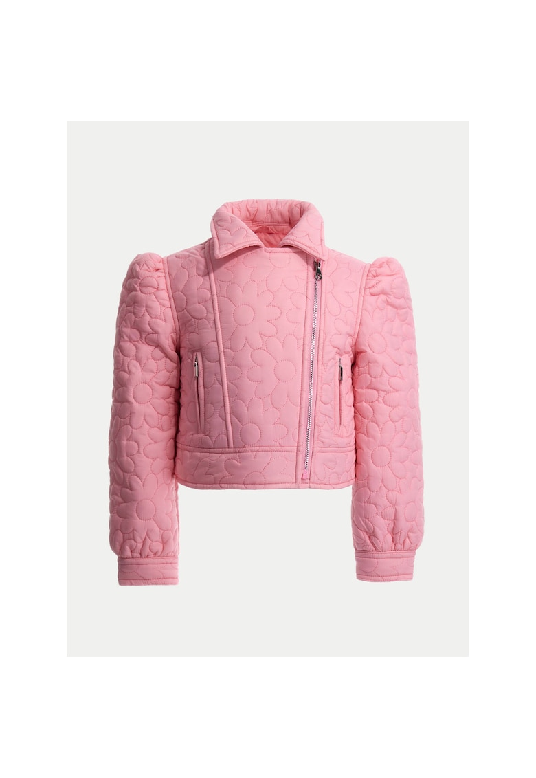 Geaca de tranzitie slim fit - roz - poliamida