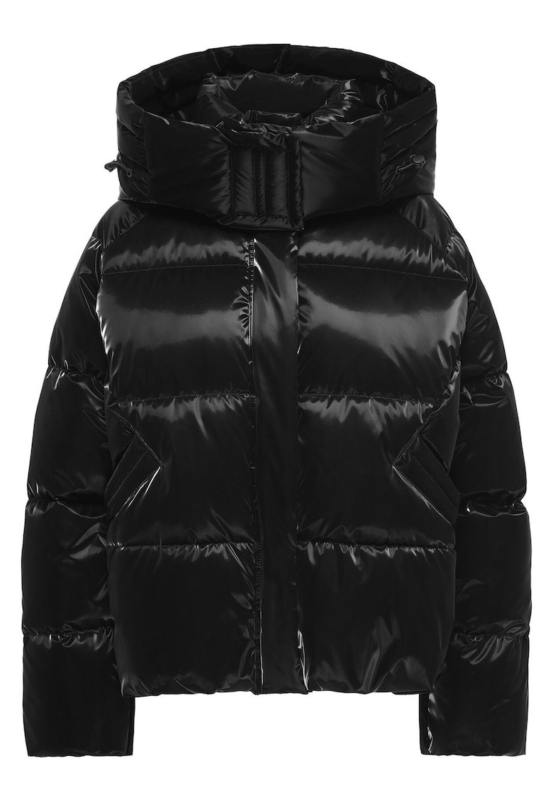 Geaca de iarna dama - supradimensionata - neagra - 50% poliester reciclat - Negru