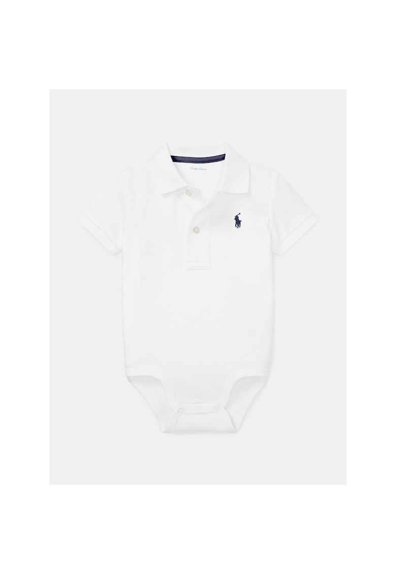 Body baietei - bumbac 100% - alb