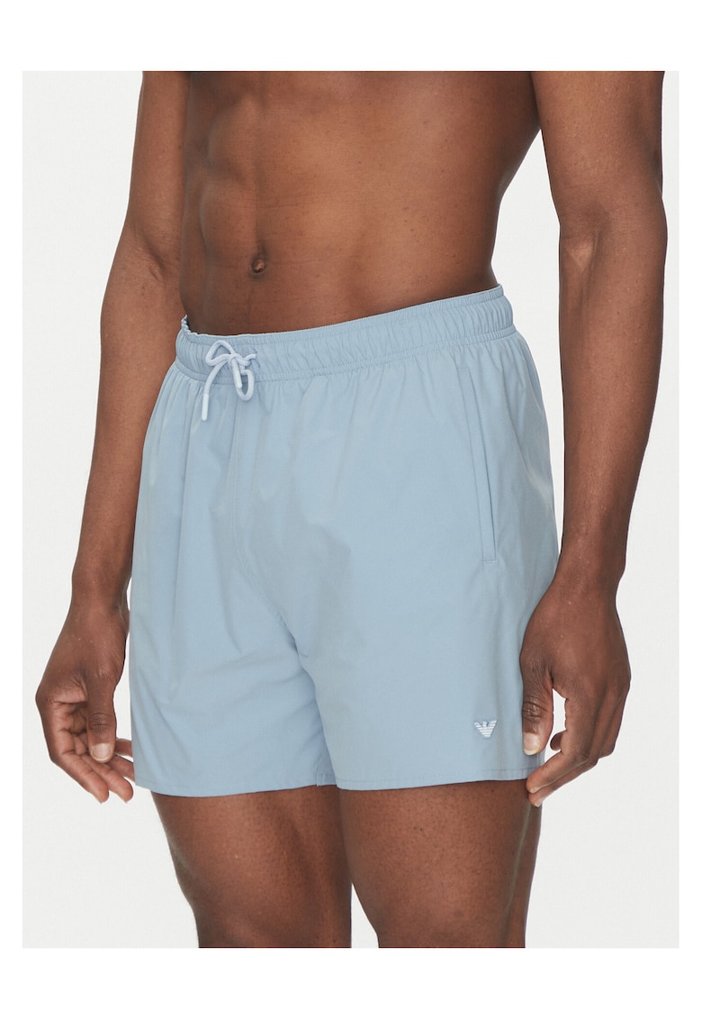 Slip de baie Barbati - albastru - poliester -