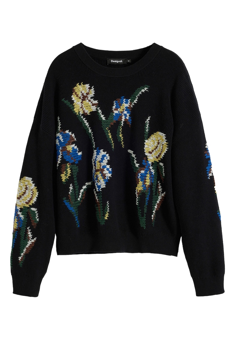 Pulover dama - bumbac - negru