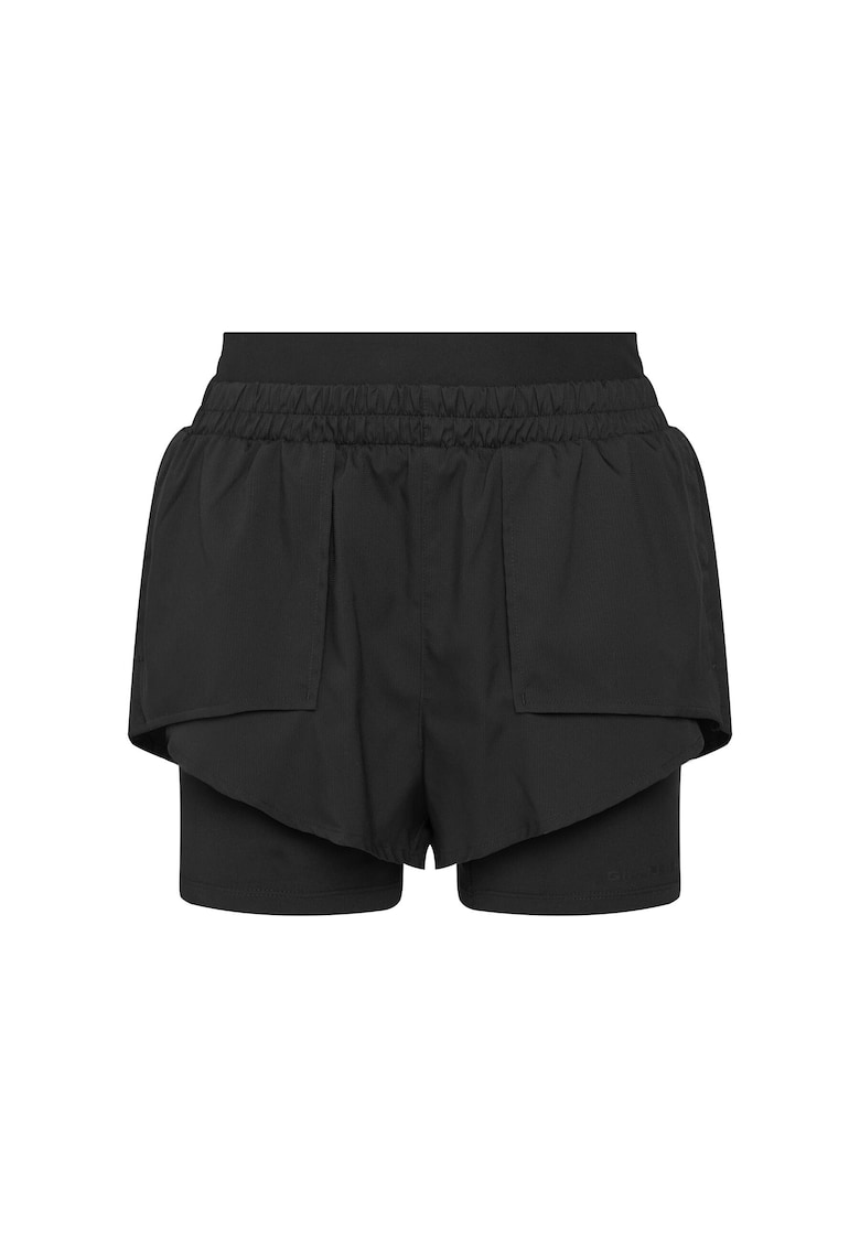 Pantaloni sport dama - poliester reciclat - negru