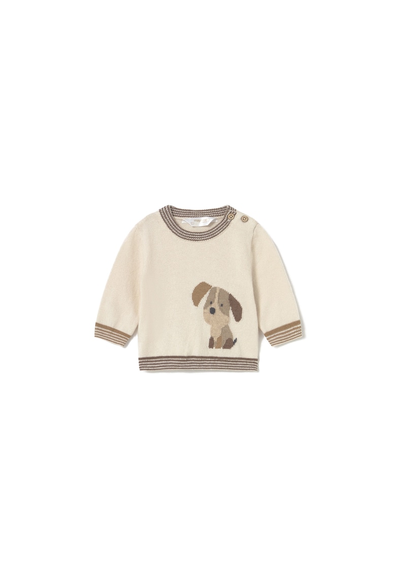 Pulover copii - bej - 60% bumbac - 30% poliamida - Bej