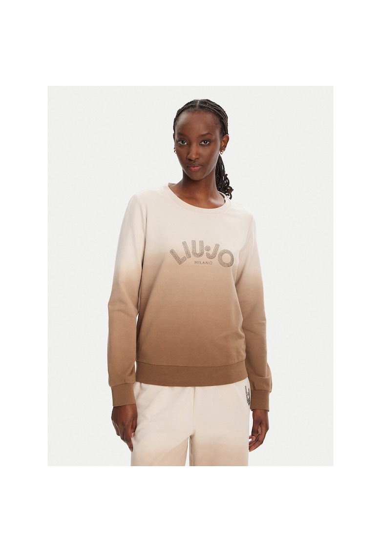 Hanorac sport dama - bumbac - bej - maro -
