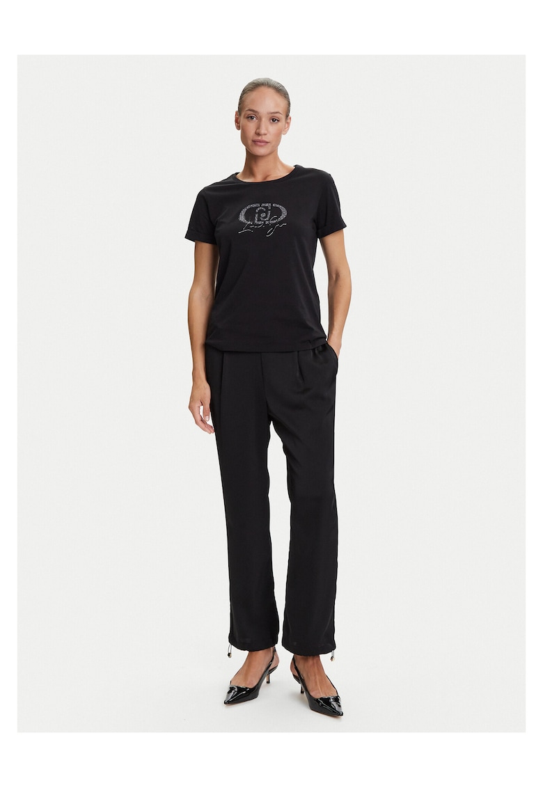 Tricou dama - bumbac 100% - negru -
