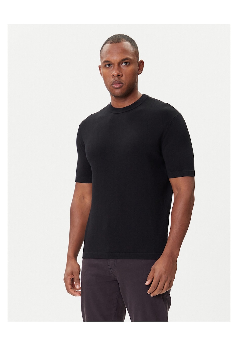 Pulover barbati - viscoza - slim fit - negru