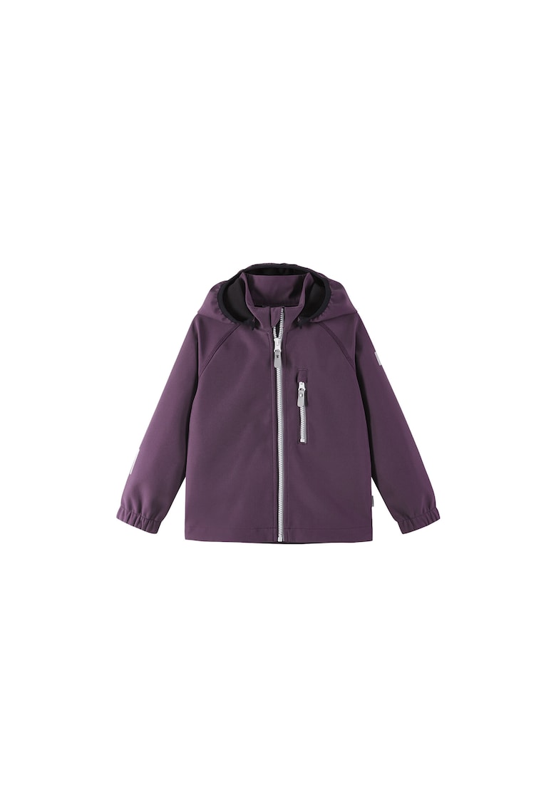 Geaca softshell copii - poliester reciclat - fermoar - Violet