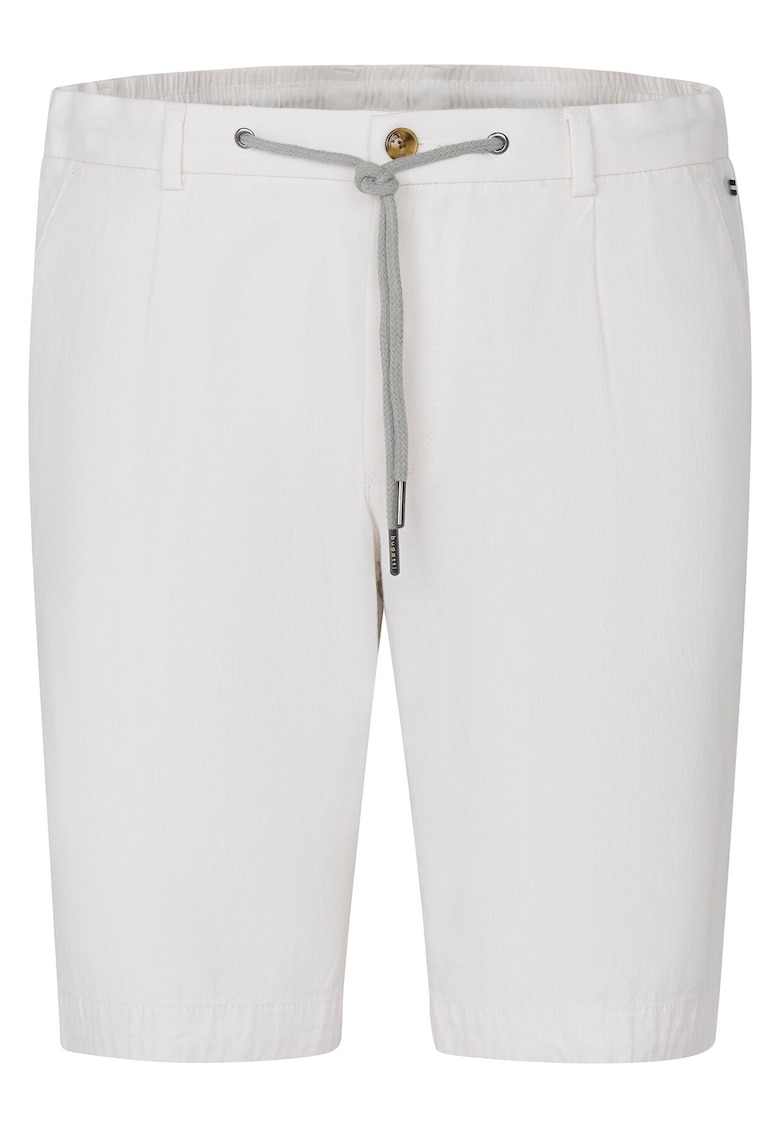 Pantaloni scurti Barbati - alb - 76% bumbac - 23% in