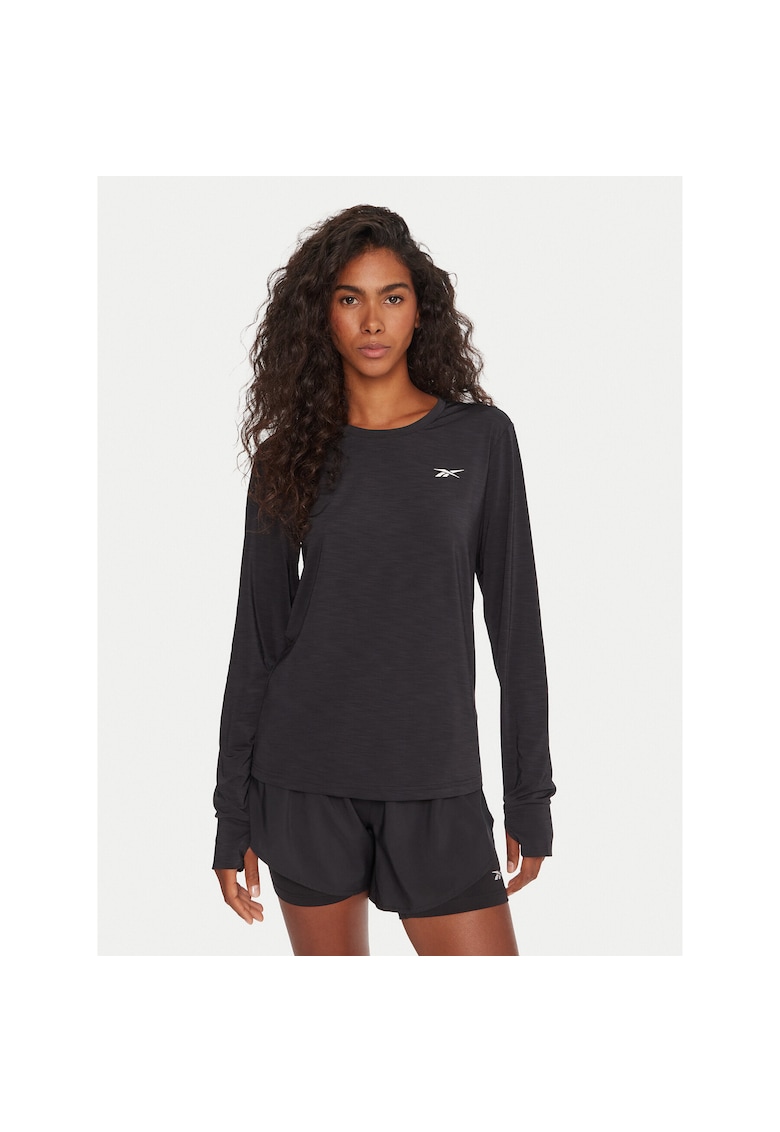 Tricou sport dama - slim fit - culoare negru - poliester