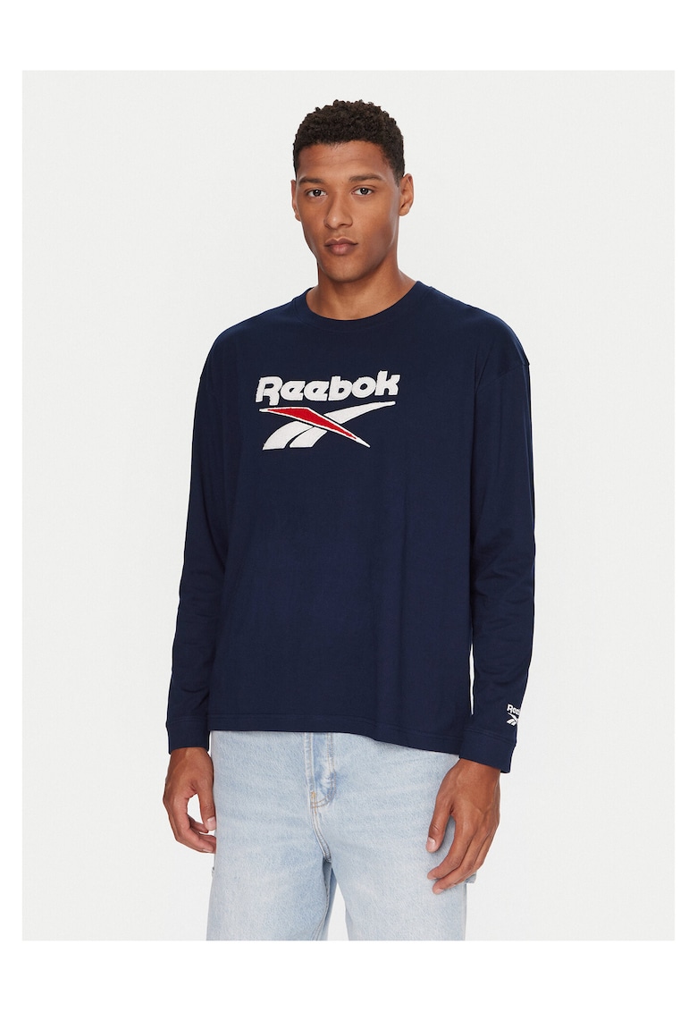 Bluza barbati - bumbac - bleumarin - Bleumarin