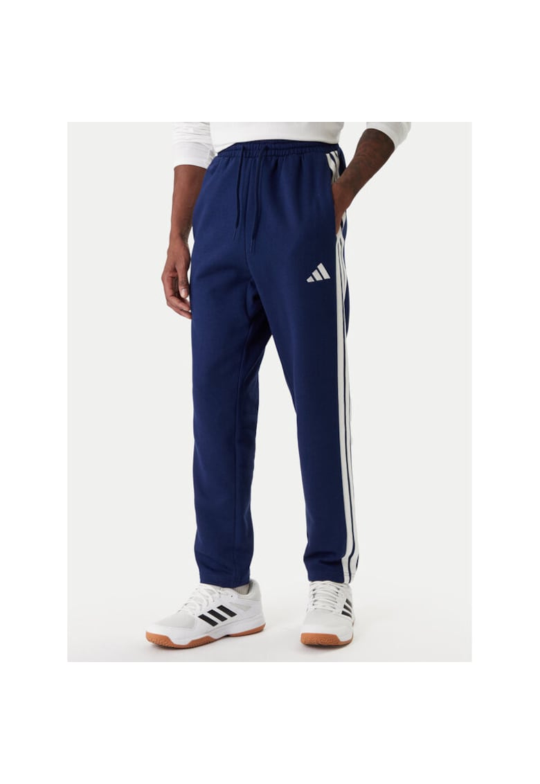 Pantaloni sport barbati - bleumarin - 55% bumbac - 36% poliester reciclat - 9% viscoza