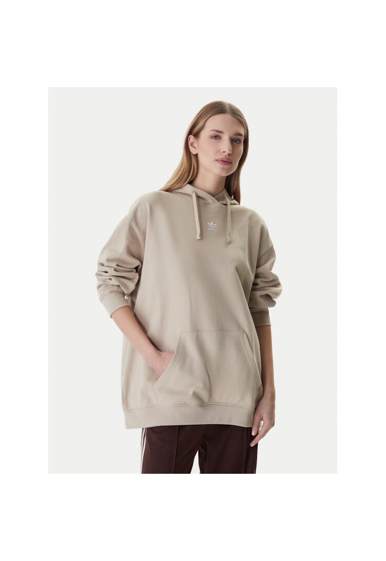 Hanorac sport dama - bumbac - bej -