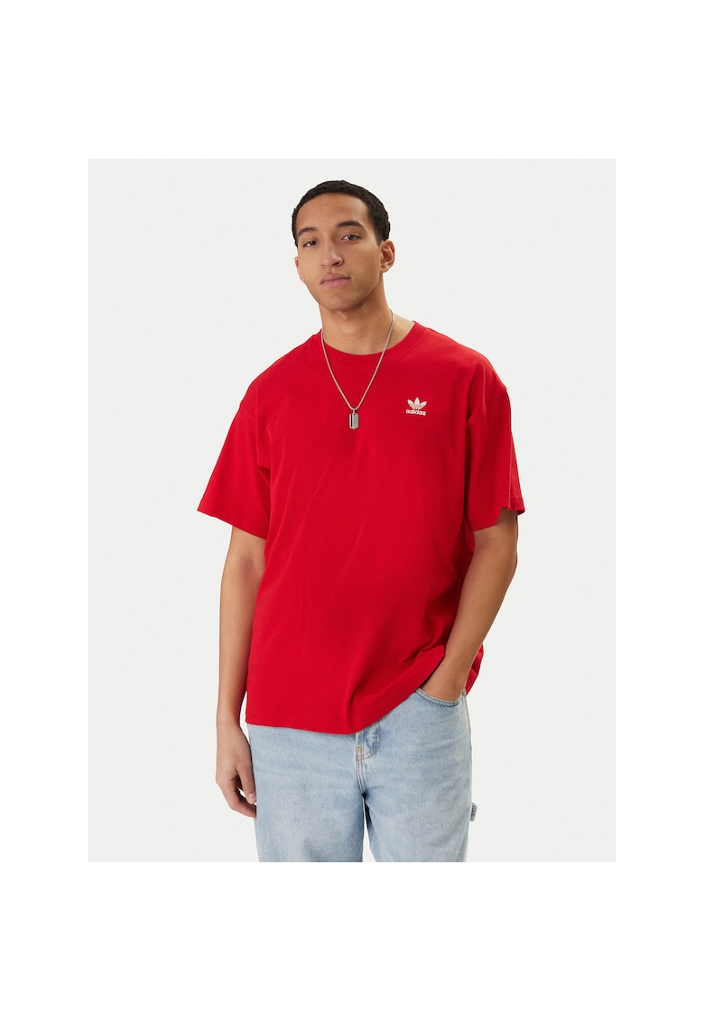 Tricou sport barbati - din bumbac - culoare rosu