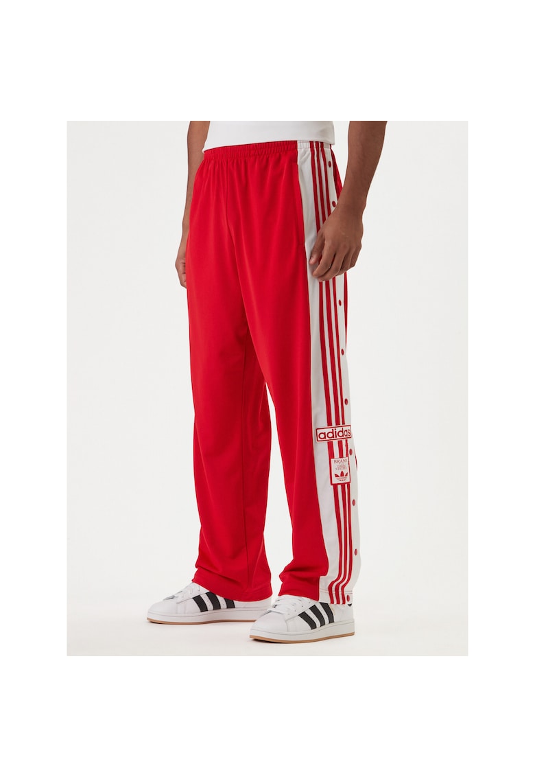 Pantaloni sport barbati - poliester reciclat - rosu