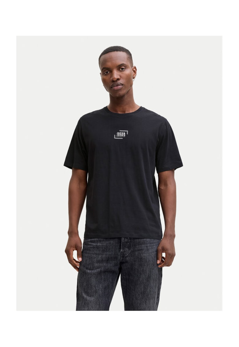 Tricou barbati bumbac organic - negru